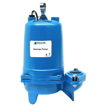 1/2 HP 2" Manual Submersible Sewage Pump 460V
