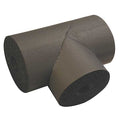 7/8" x 23/32" Elastomeric Tee Pipe Fitting Insulation, 3/4" Wall
