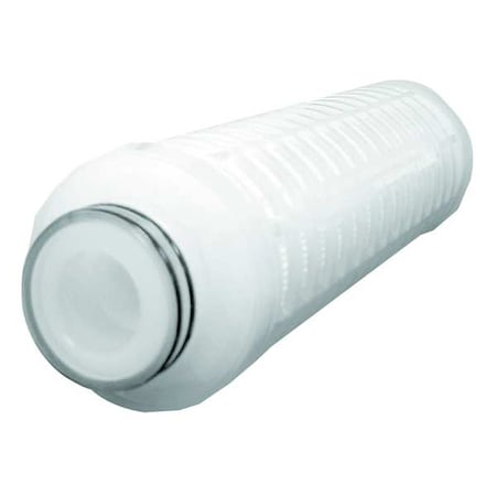 Pleated Filter Cartridge, 70 gpm, 1 Micron, 2-3/4" O.D., 11 1/8 in H