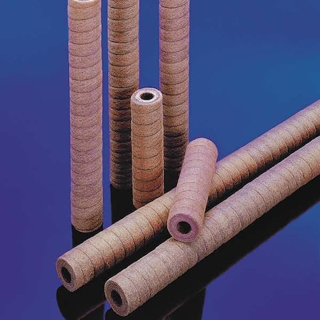 Resin Bonded Filter Cartridge, 5 gpm, 10 Micron, 2-9/16" O.D., 10 in H, 6 PK