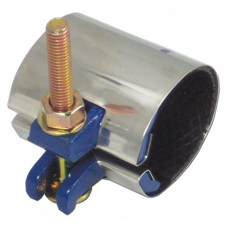 Repair Clamp,2 3/8"MaxOD,Partial Cov,9"L