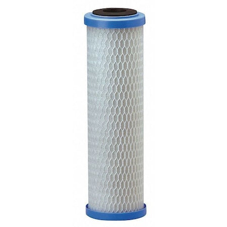 Woven Filter Cartridge, 1 gpm, 10 Micron, 2-7/8" O.D., 9 3/4 in H