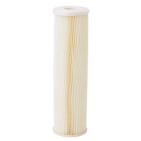 Pleated Filter Cartridge, 10 gpm, 5 Micron, 2-7/8" O.D., 9 3/4 in H