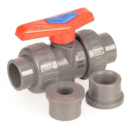 Manual 2-Way Ball Valve,Socket,CPVC