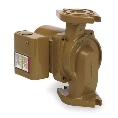 Hydronic Circulating Pump, 1/6 hp, 115V, 1 Phase, Flange Connection
