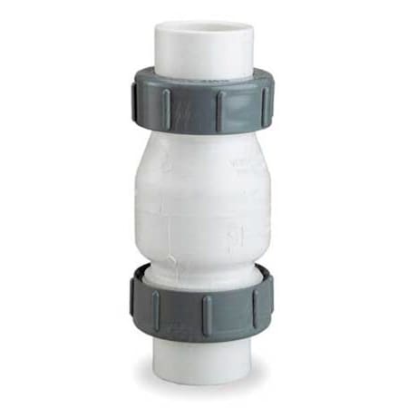 2" Compression PVC True Union Swing Waste Water Check Valve