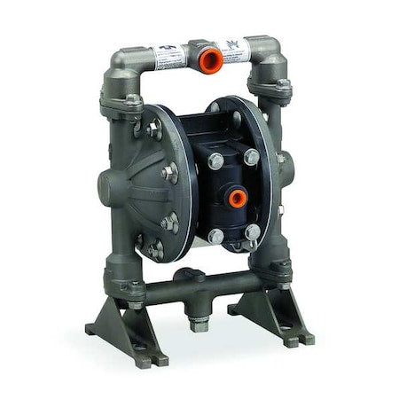 Double Diaphragm Pump, Stainless steel, Air Operated, PTFE, 12 GPM