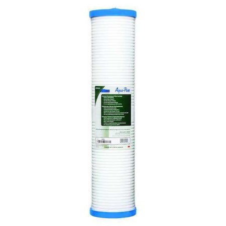 Quick Connect Filter, 45 gpm, 5 Micron, 4-5/8" O.D., 20 in H