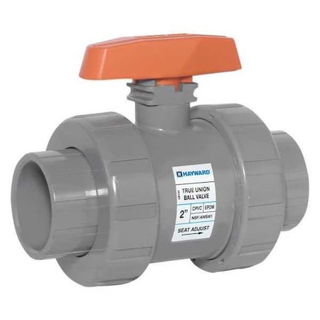 Ball Valve, True Union, 1-1/4" CPVC/EPDM, Full Port, S/T