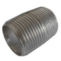 1/2" MNPT Close TBE Stainless Steel Pipe Nipple Sch 80, Thread Type: NPT