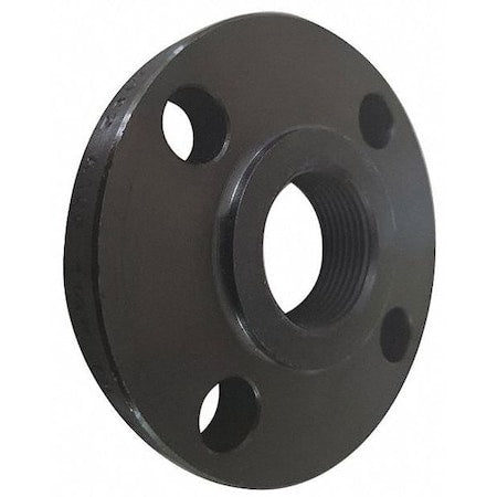 Flange Threaded Flange, 3" Pipe, NPT, Black Steel, Class 150