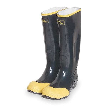 Men's 16" Height, Tall Rubber Boots, Steel Toe, Black, 11 (Formerly Talon Trax),PR