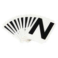 LetterLabel,Polyester,2inH,1-5/8inW,PK10
