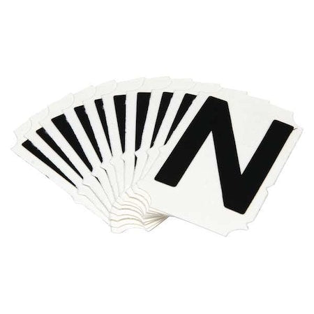 LetterLabel,Polyester,2inH,1-5/8inW,PK10