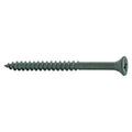 Wood Screw, #9, 2 1/2 in, Durafast Steel Flat Head Combination Phillips/Square Drive, 84 PK