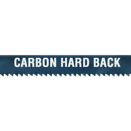 Band Saw Blade, 12 ft. 6 in L, 1/2" W, 6 TPI, Carbon Steel, 0.025" Thick