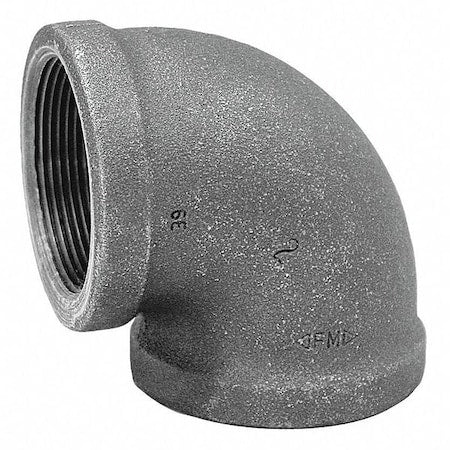 90 Degree Reducing Elbow 90 Degree Reducing Elbow, 1-1/4" x 1" Pipe, FNPT, Malleable Iron