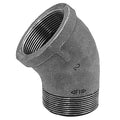 45 Degree Street Elbow 45 Degree Street Elbow, 1/8" Pipe, FNPT x MNPT, Malleable Iron, Class 150