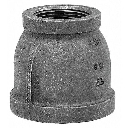 Reducer Coupling Reducer Coupling, 2-1/2" x 1-1/4" Pipe, FNPT, Malleable Iron, Class 150
