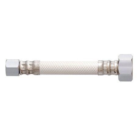 Braided Connector,3/8 COMPx1/2 FIPx16 L