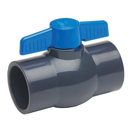 Manual 2-Way Ball Valve,Socket,PVC