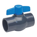 1-1/2" Socket PVC Ball Valve Inline