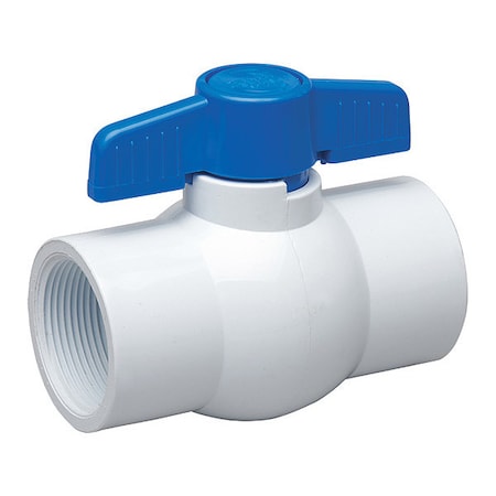 1-1/2" FNPT PVC Ball Valve Inline