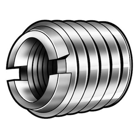 Heavy Wall Self Locking Thread Insert, M20-2.50 Int Thrd Sz, Carbon Steel, 5 PK