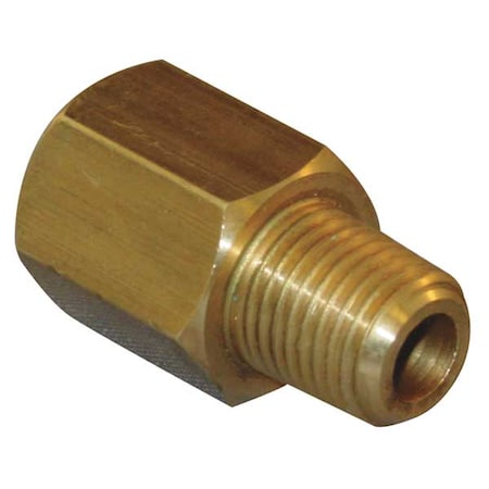 Conversion Adapter Chrome Plated Brass Conversion Adapter, 3/4 in Male BSPP X 3/4 in Female NPT