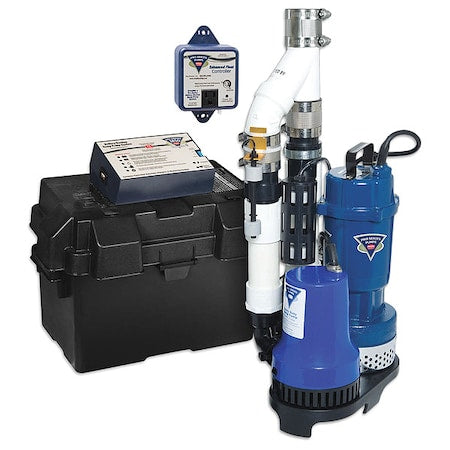 Sump/Battery Backup System,10Amps Backup