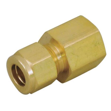 3/8" A-LOK x FNPT Brass Straight Connector