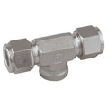 1/4" x 3/8" Compression x FNPT 316 SS Female Branch Tee