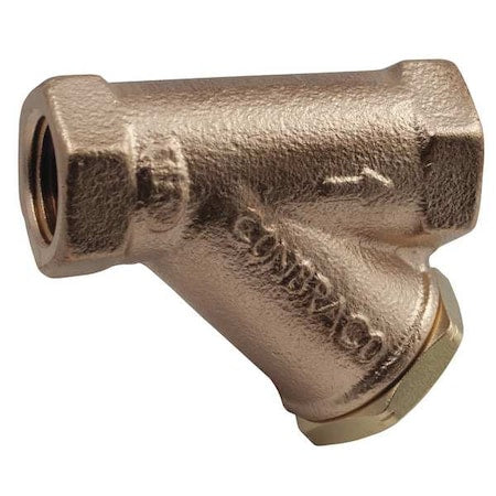 Y Strainer, 3/8" Pipe, FNPT x FNPT, Lead Free Bronze, 400 psi at 210 Degrees F WOG