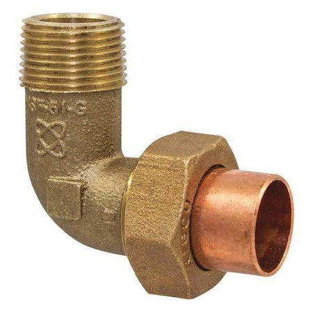 UnionElbow,Bronze,Cup1/2in,MNPT1/2in