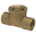 Tee, Bronze, Cup 1 1/4", FNPT 3/4"