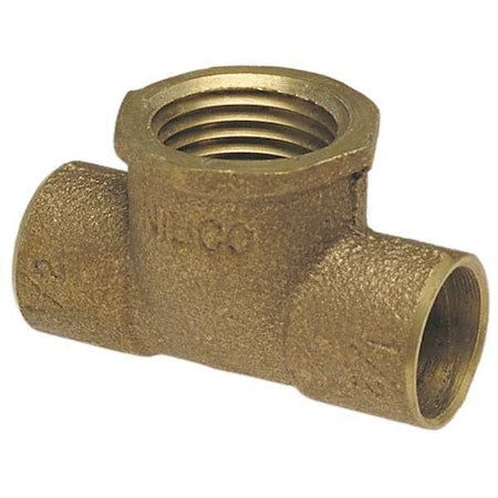 Tee, Bronze, Cup 1 1/4", FNPT 3/4"