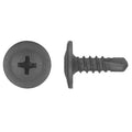 Drywall Screw, Oval, Black Phosphate Steel, 50 PK