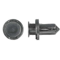 Push-In Rivet, Dome Head, 10 mm Dia., 15 mm L, Nylon Body, 15 PK