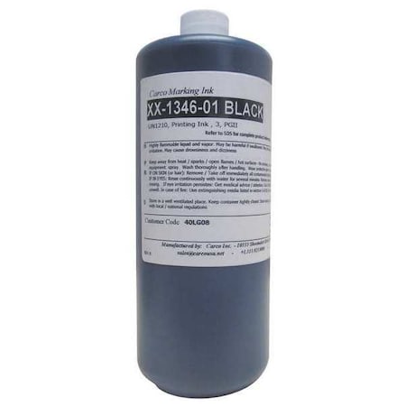 Marking Ink, 1 qt, Black, Pigment