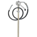 Hand Drum Pump, Rotary, Aluminum, 3/4In OD