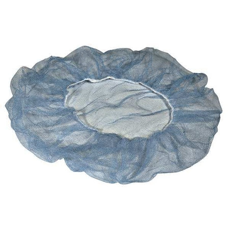 Hairnet, Polyester, 18 in Dia., Blue, S, 1000 PK