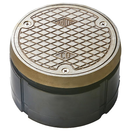 FloorCleanout,Bronze,Round,5-3/4inDia