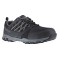Sublite Work, Women's Athletic Shoe, 7 1/2 W, Leather, 3 in Height, Black