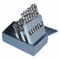 26PC CLE-MAX Jobber Length Drill Set Cleveland 2002G Bright HSS RHS/RHC A-Z