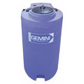 Storage Tank, Double Wall Vertical, LDPE 1.9, Blue, 40 Gal Dome