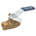 3/4" FNPT Bronze Ball Valve Inline
