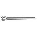 Extended Prong Cotter Pin, 5/16 in Dia, 2-3/4 in L, Stainless Steel, 10 PK