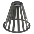 DomeStrainer,Black,Round,7-1/2inDia
