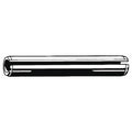 Slotted Spring Pin, 1/2 in Outside Dia, 3-3/4 in L, Steel, 5 PK