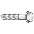 Grade 8, 1/2"-13 Flange Bolt, Black Phosphate Steel, 2-1/4 in L, 25 PK